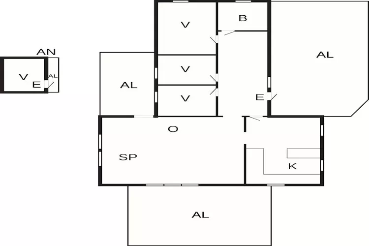 6 Personen vakantie huis in LÖTTORP - Plattegrond