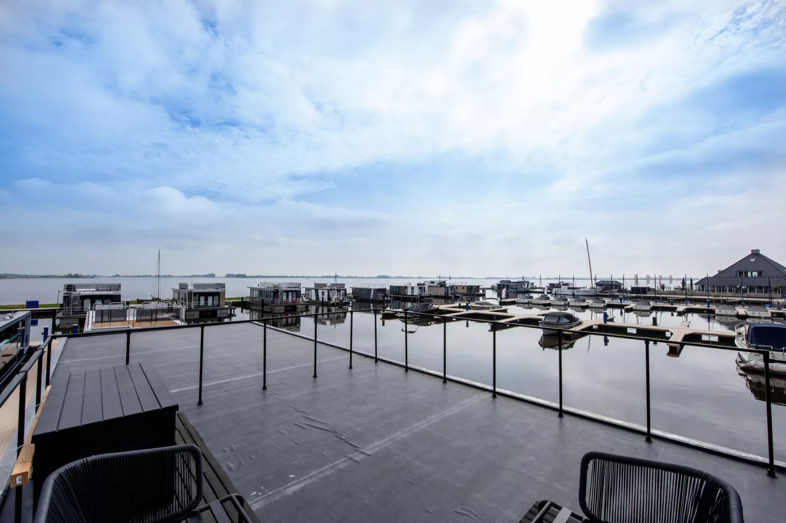 RiggelBrug Sneekermeer-Uitzicht zomer