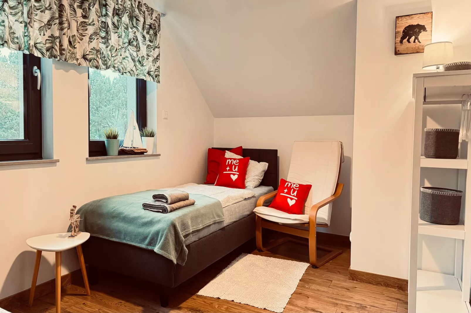 Dom wakacyjny Wilcza 12b dla 6 osób - Slaapkamer