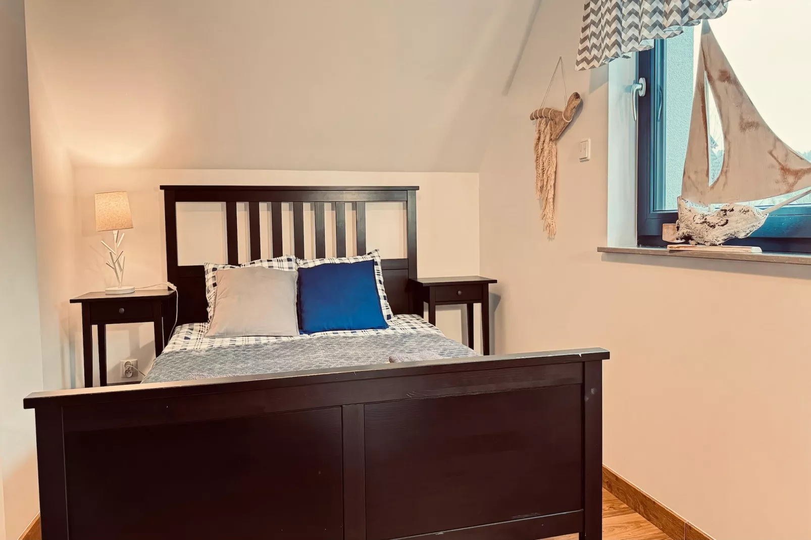 Dom wakacyjny Wilcza 12a dla 5 osób-Slaapkamer