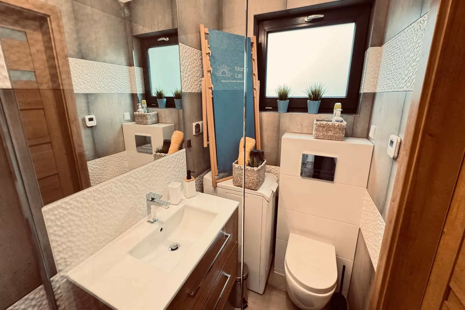 Dom wakacyjny Wilcza 12a dla 6 osób-Badkamer