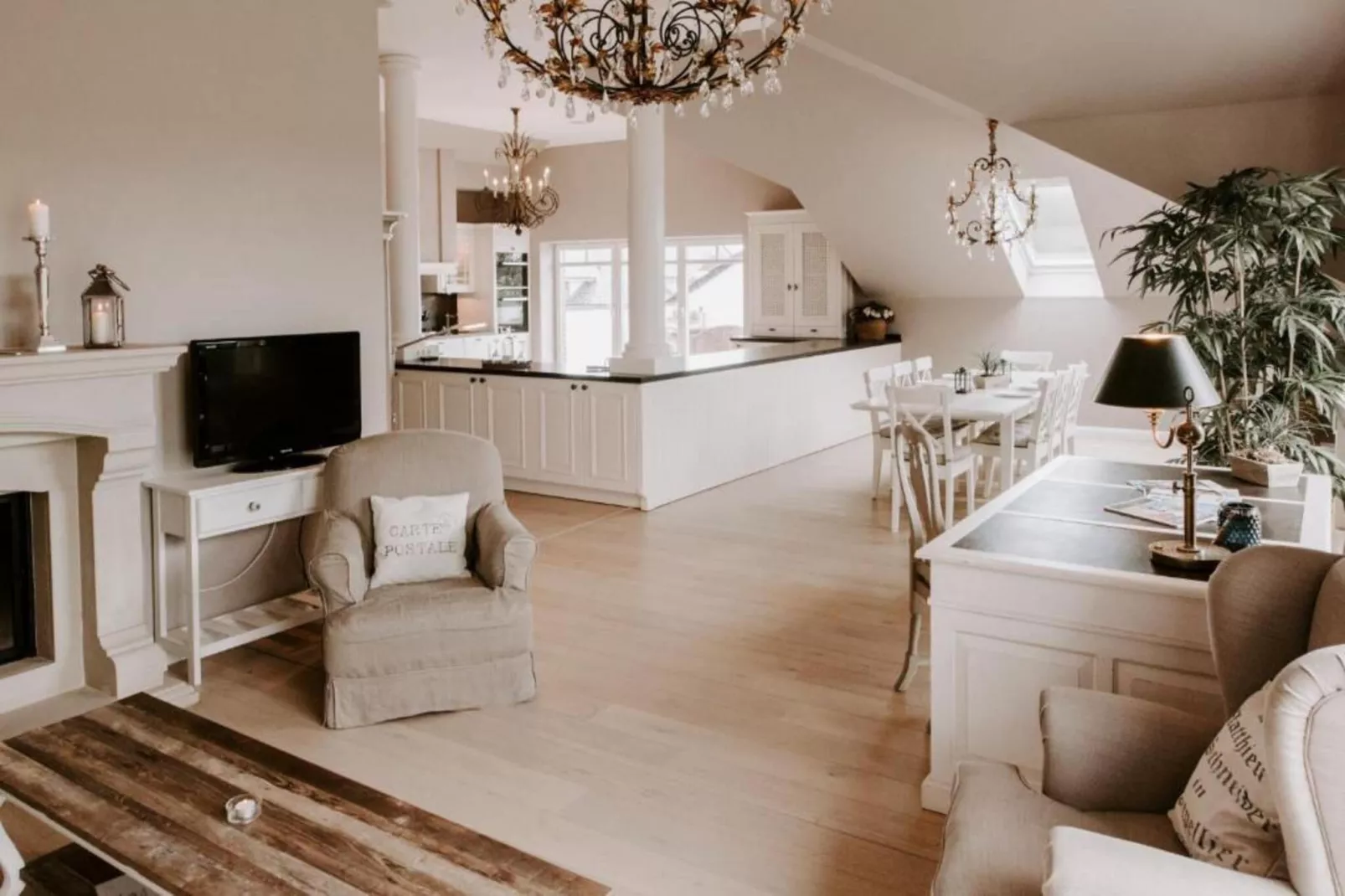 Penthouse Suite 7 adults-Woonkamer