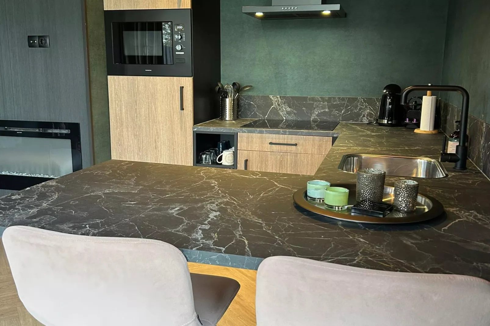 Wellnesslodge Merel 2p-Keuken