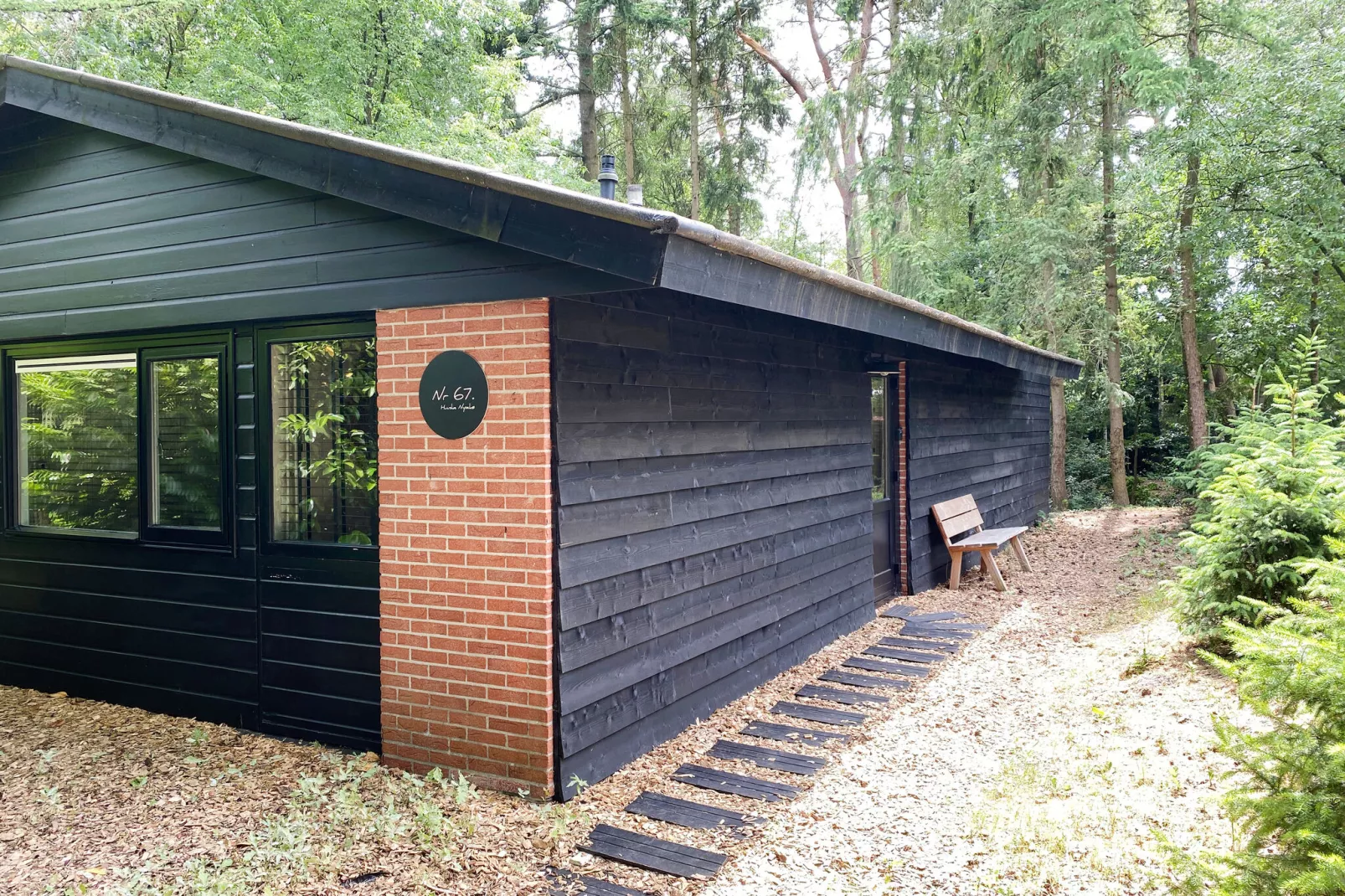 Dutch Cabin Houses C67-Buitenkant zomer