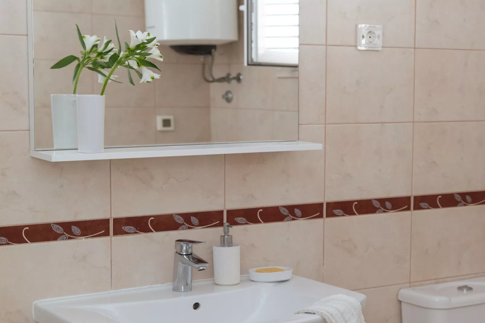 Apartments Bonavista - Superior Two Bedroom Apartment with Balcony and Sea View (A1) - Badkamer