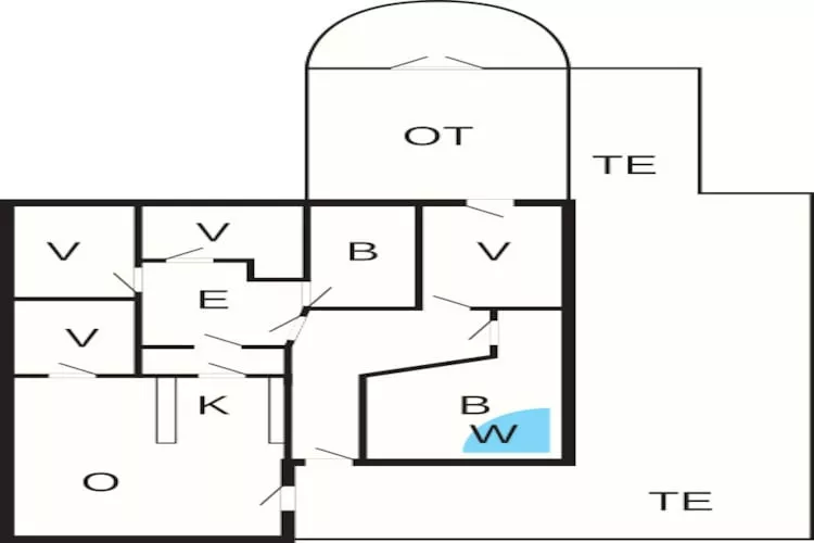 8 persoons vakantie huis in Hemmet - Plattegrond
