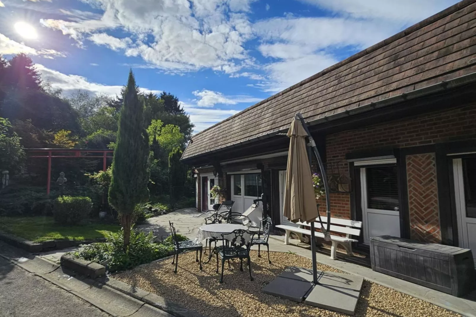 La Fermette du trône - Terrasbalkon