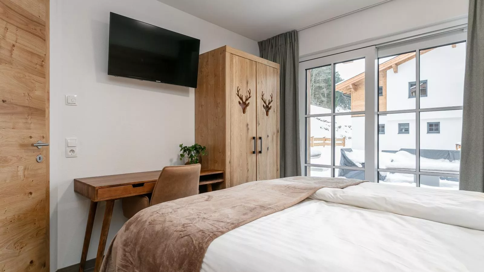 Tauernlodge Eben D3 Large-Slaapkamer