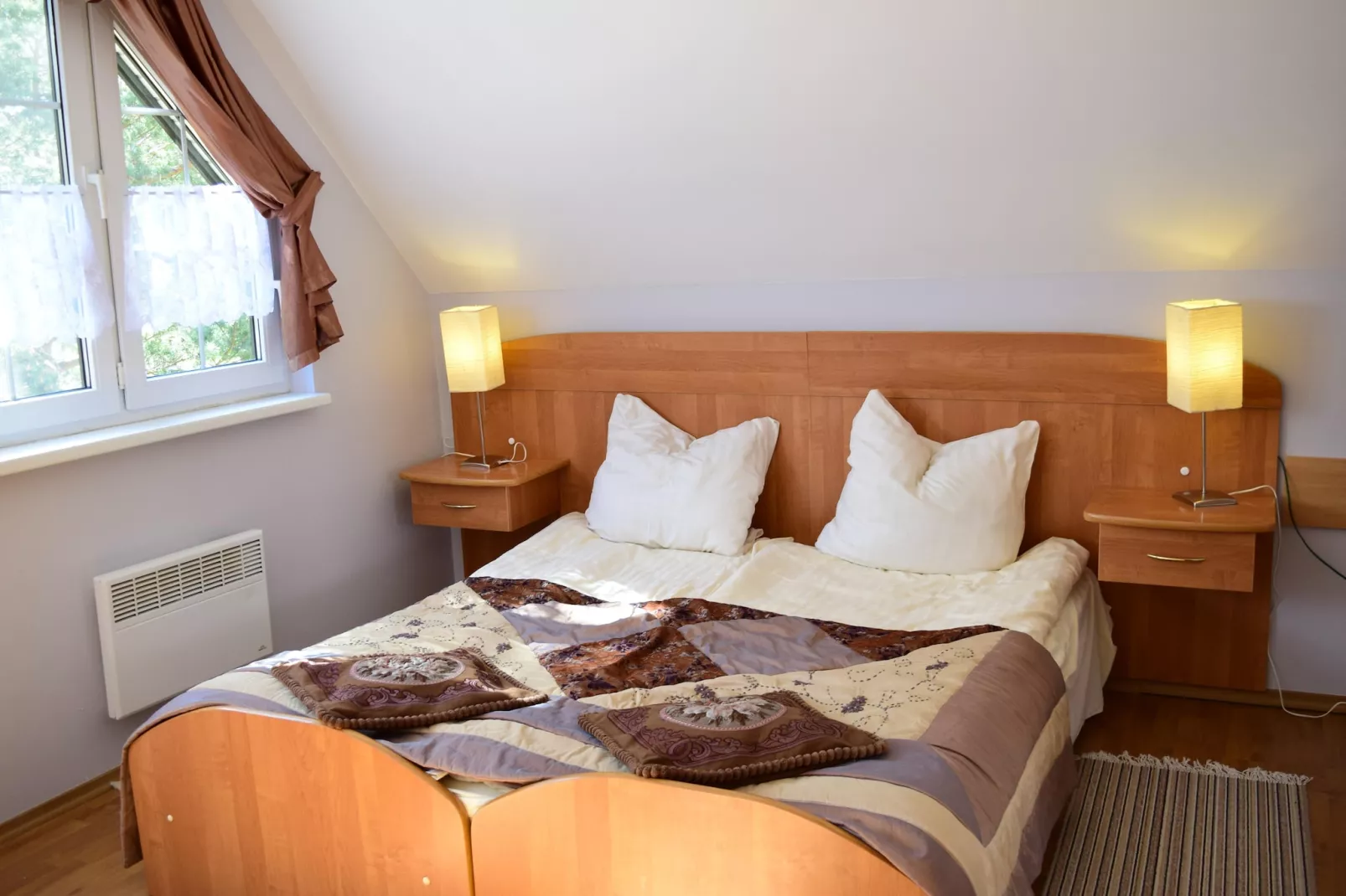 Piętrzowe domy wakacyjne w Rowach dla max 4 osób-Slaapkamer