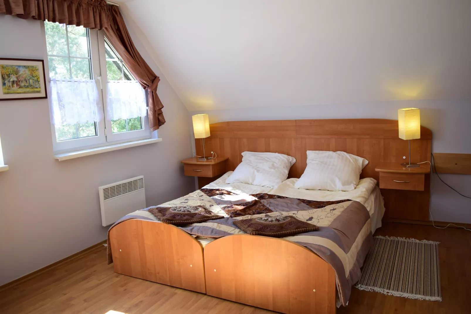 Piętrzowe domy wakacyjne w Rowach dla max 6 osób-Slaapkamer