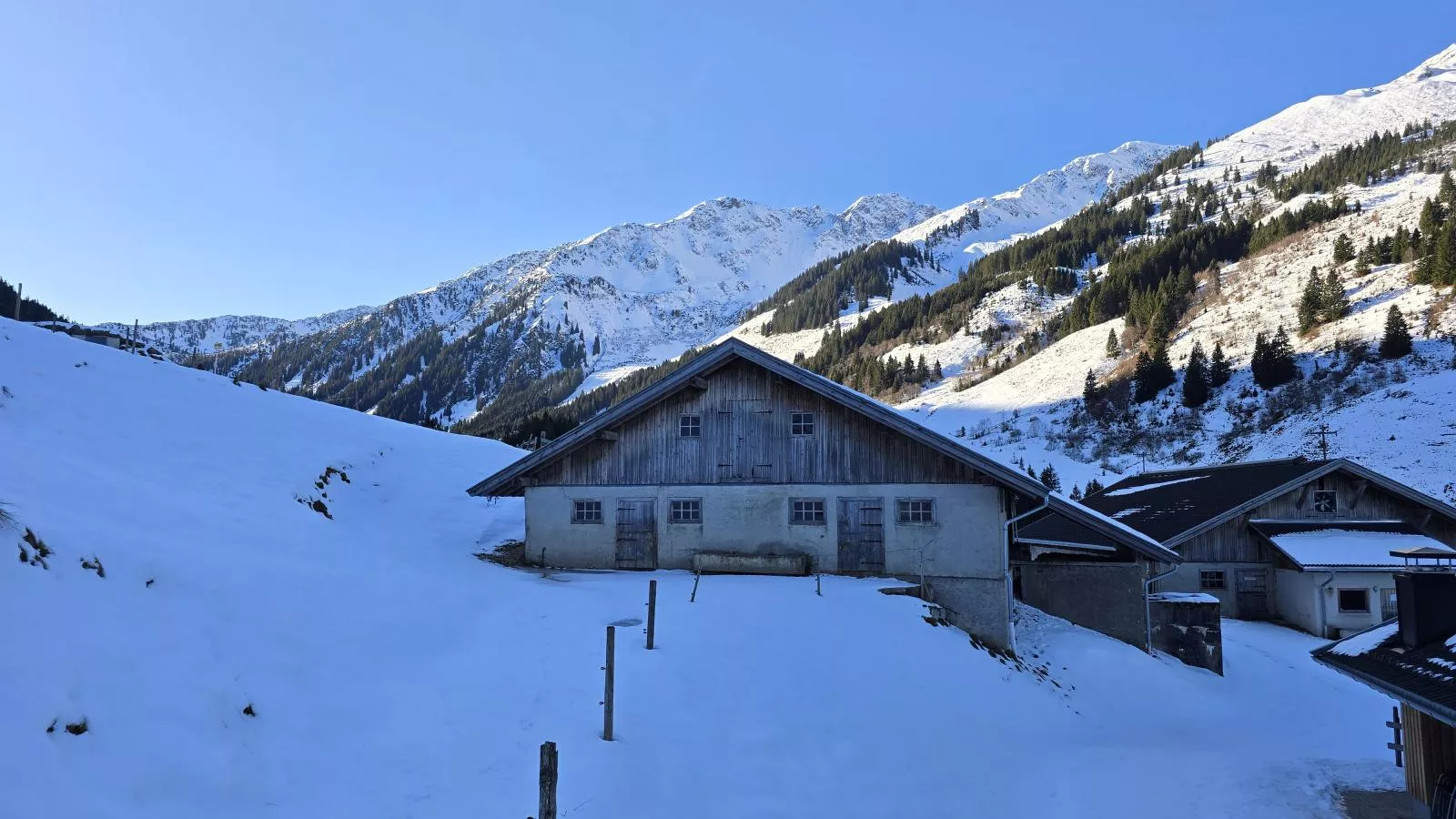 Schönangeralm Skihütte - Exterieur winter