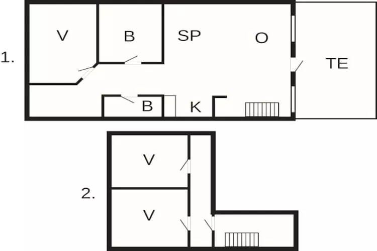 6 Personen vakantie huis in Brovst - Plattegrond