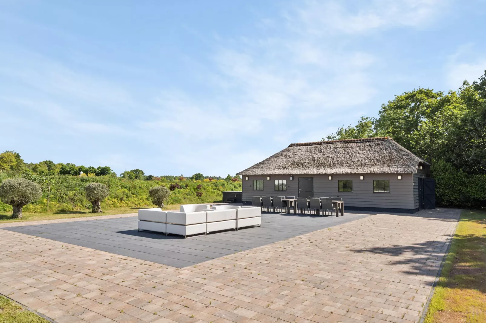 Langedijk 2 -10 persoons villa met sauna en spa extra kosten voor gebruik-Terrasbalkon