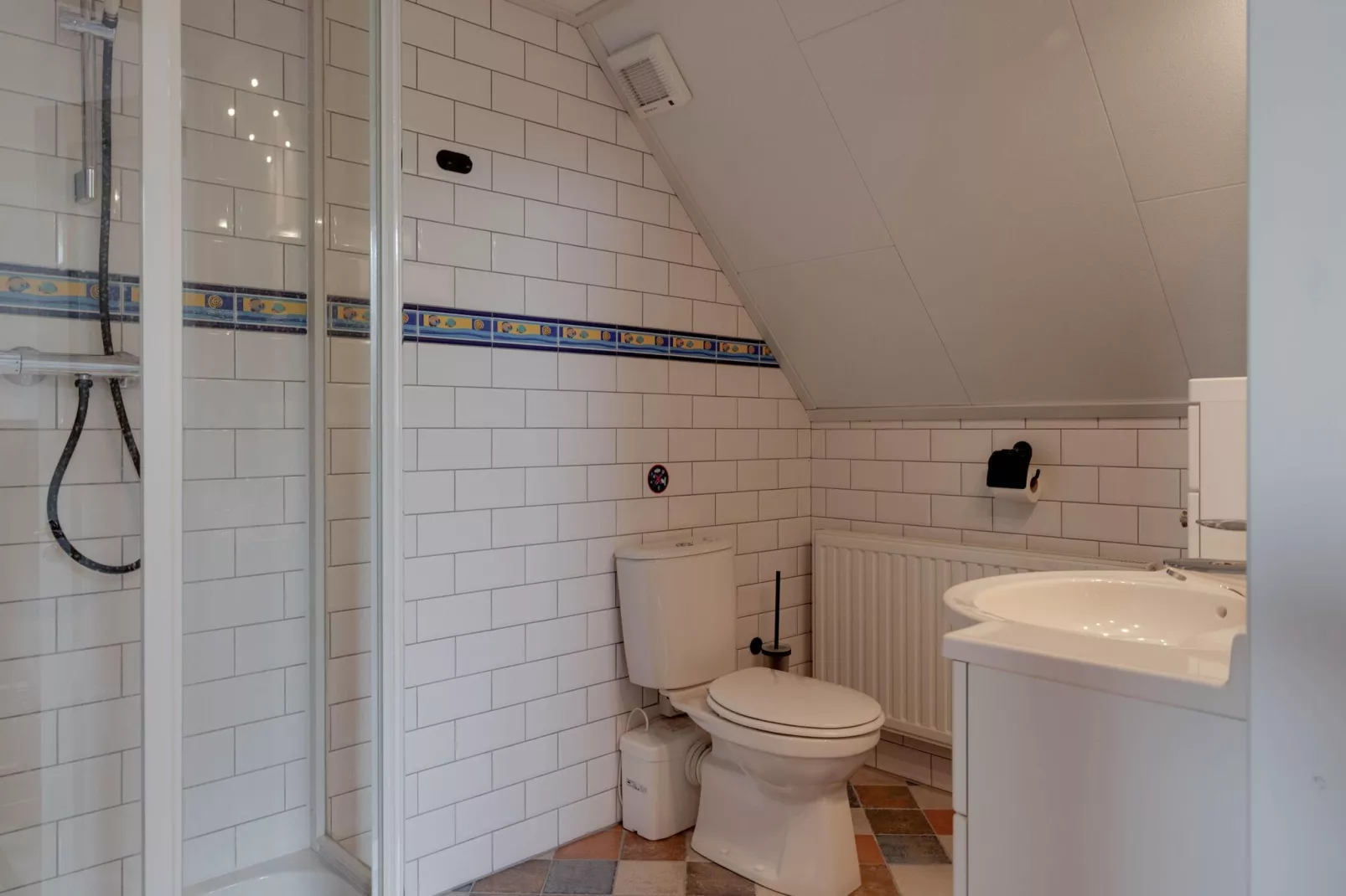 Langedijk 2 -10 persoons villa met sauna en spa extra kosten voor gebruik-Badkamer