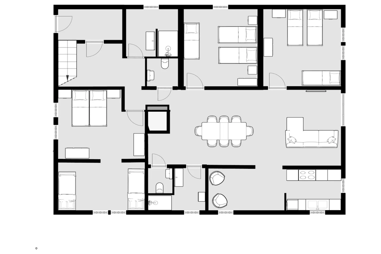 Zur Mühle 1 - Plattegrond