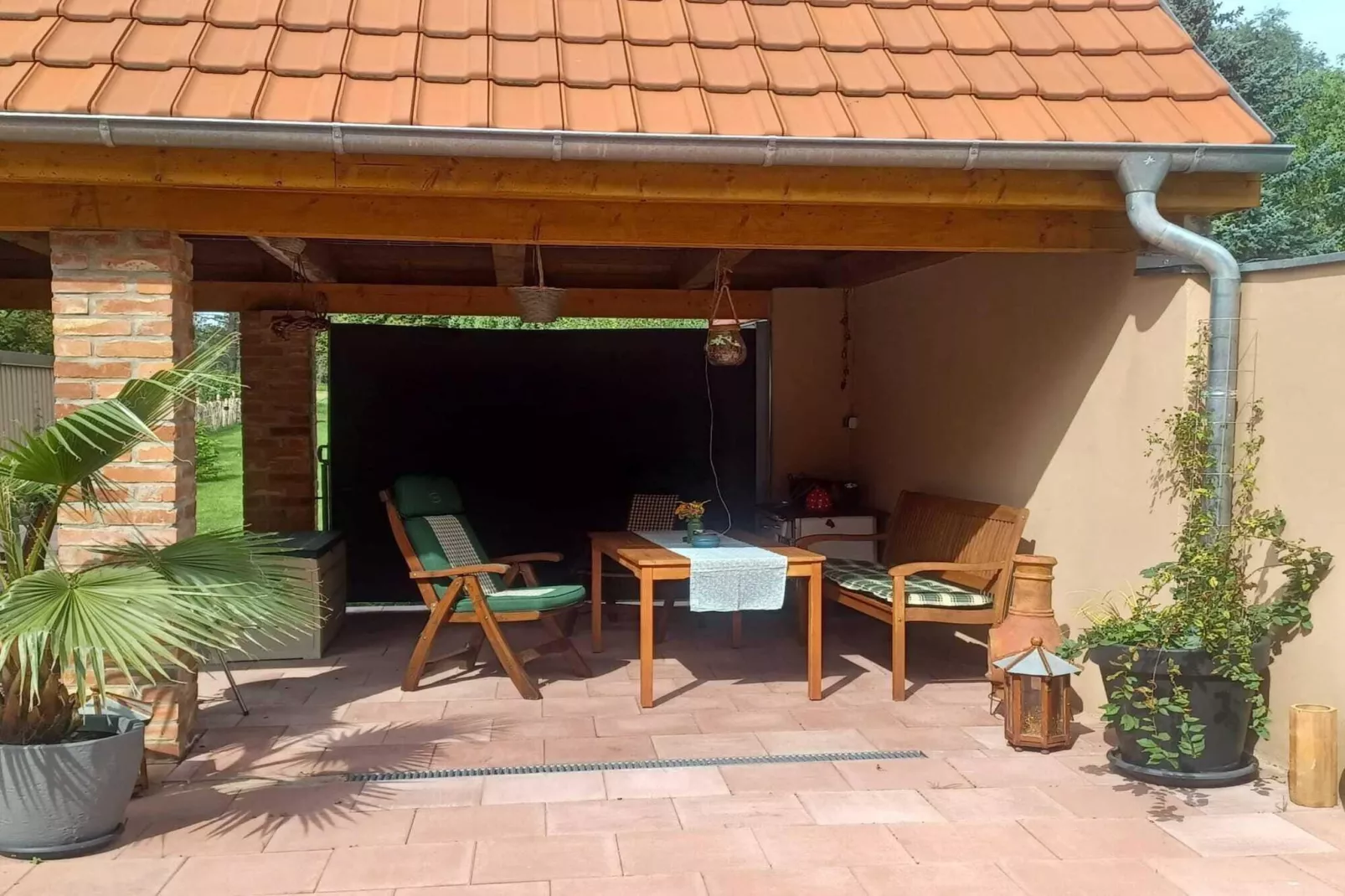 Ferienwohnung Brandenburg - Ziesar - Terrasbalkon