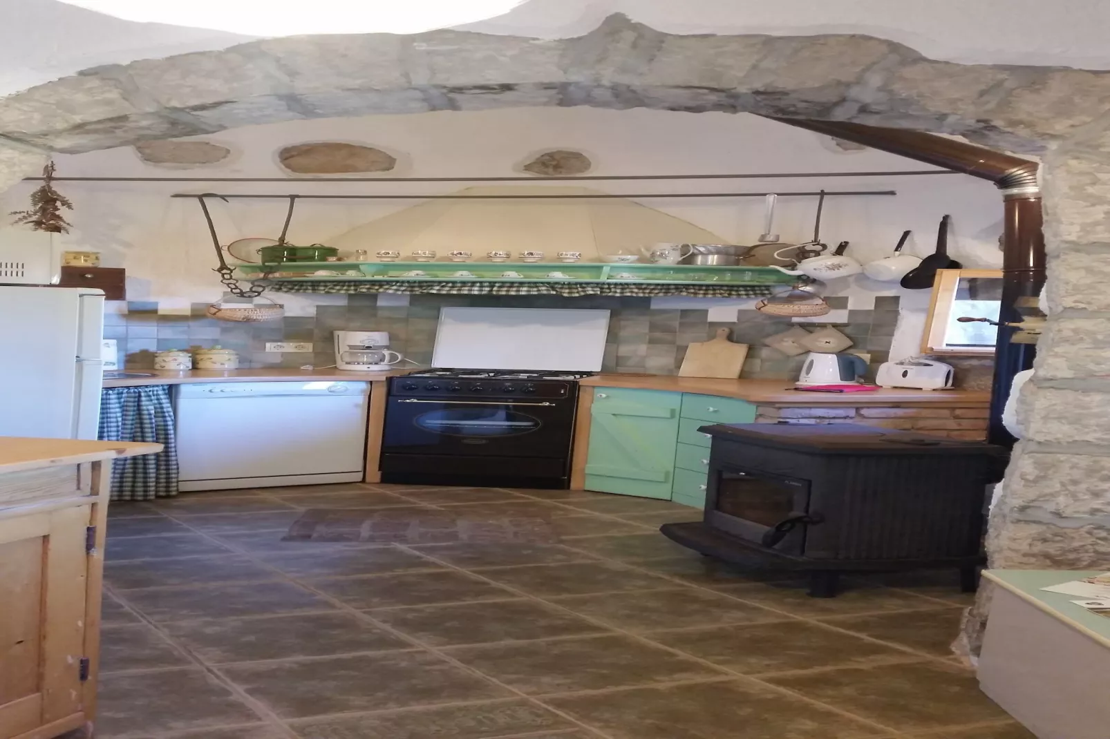 Holiday home Mikleus in Lovrec - Dobrec - ca 113 qm für 4 Erw 2 Kinder max 11 J - Keuken