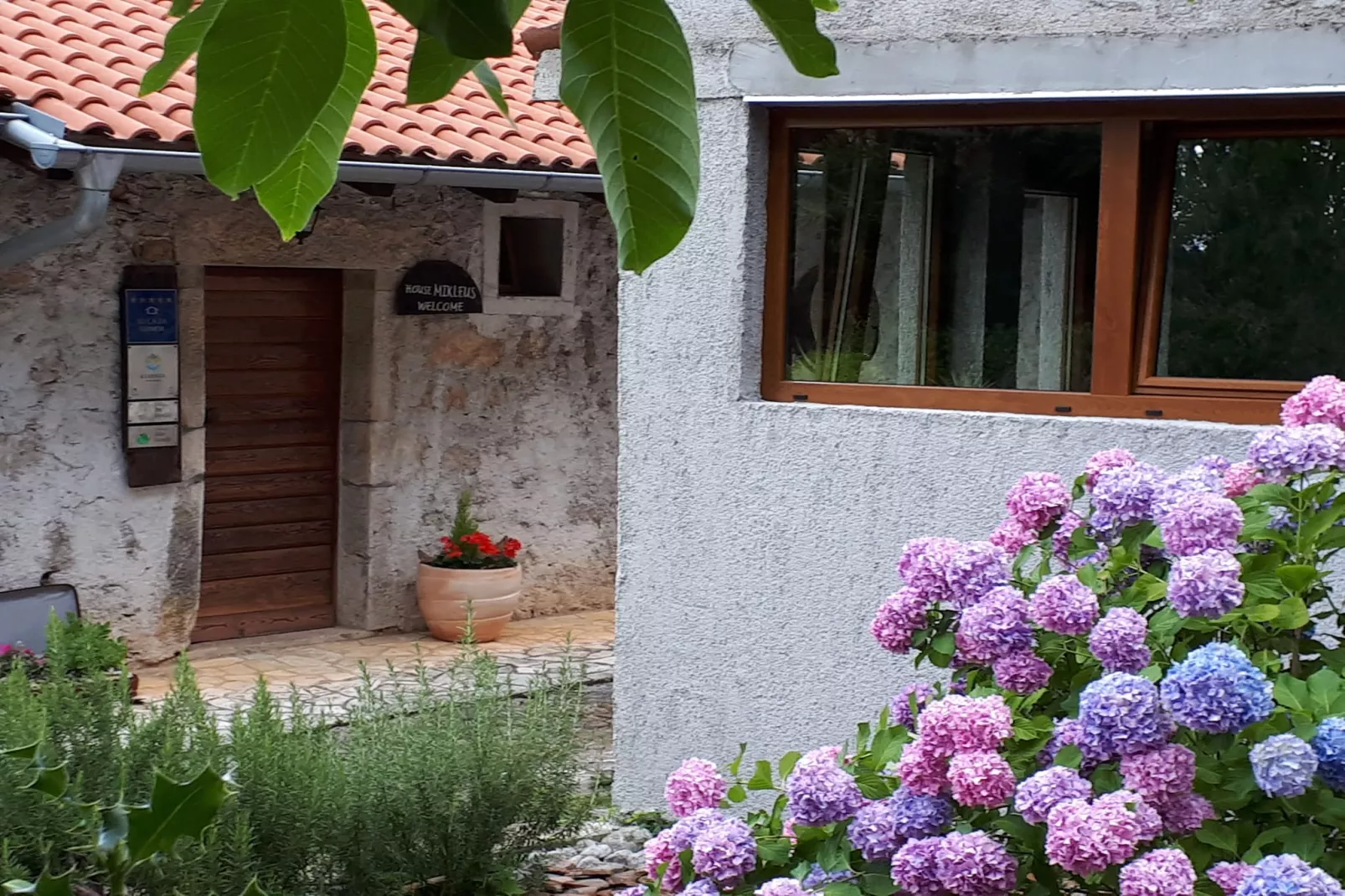 Holiday home Mikleus in Lovrec - Dobrec - ca 113 qm für 4 Erw 2 Kinder max 11 J - Buitenlucht
