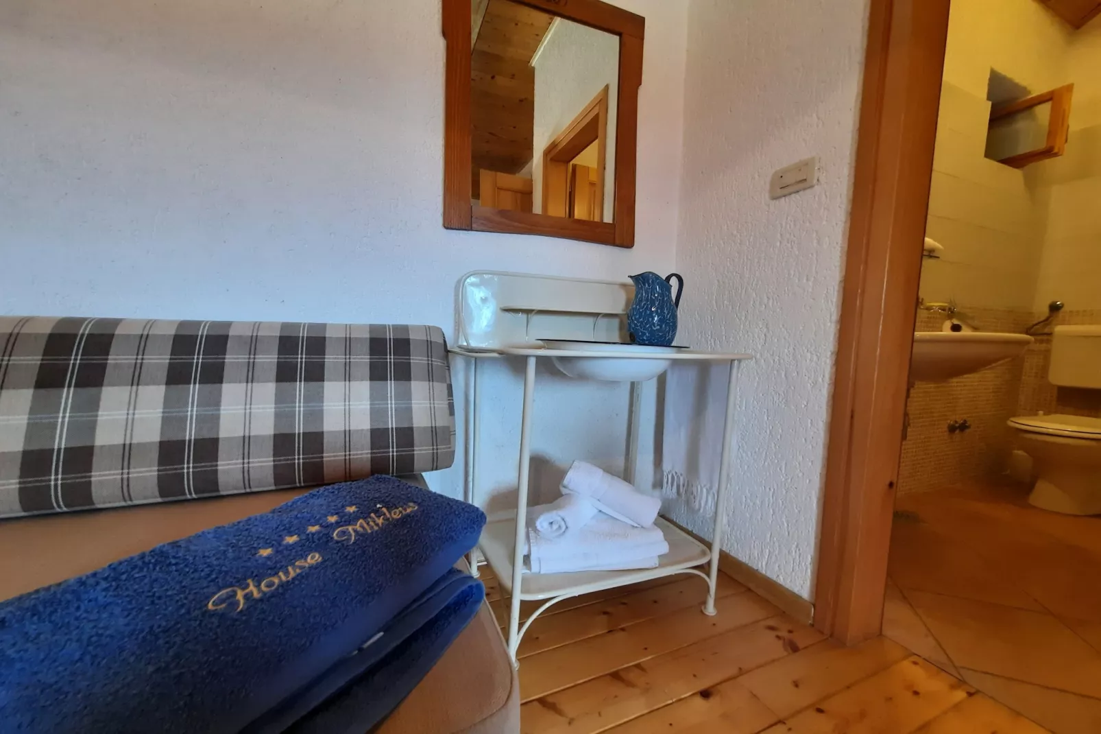 Holiday home Mikleus in Lovrec - Dobrec - ca 113 qm für 4 Erw 2 Kinder max 11 J - Badkamer