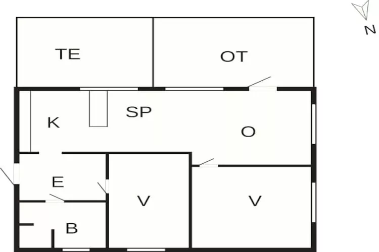6 persoons vakantie huis in Idestrup-By Traum - Plattegrond