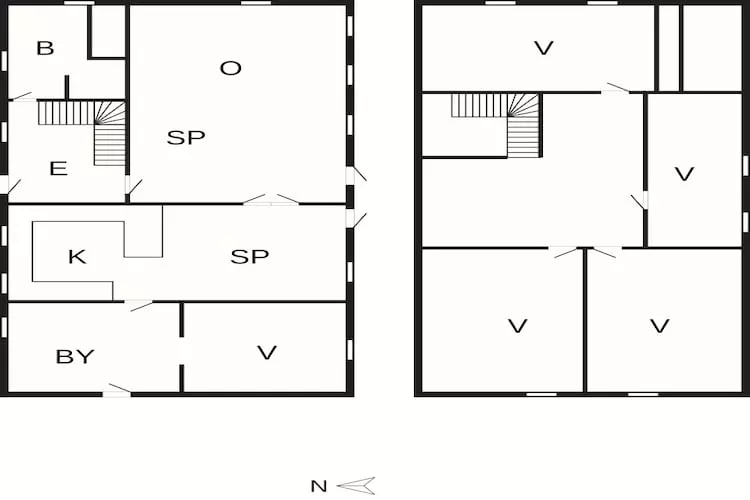 14 Personen vakantie huis in Ribe - Plattegrond