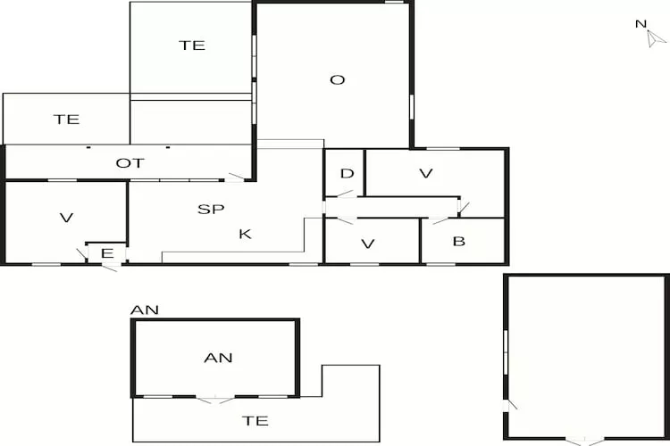 8 Personen vakantie huis in Vejby - Plattegrond