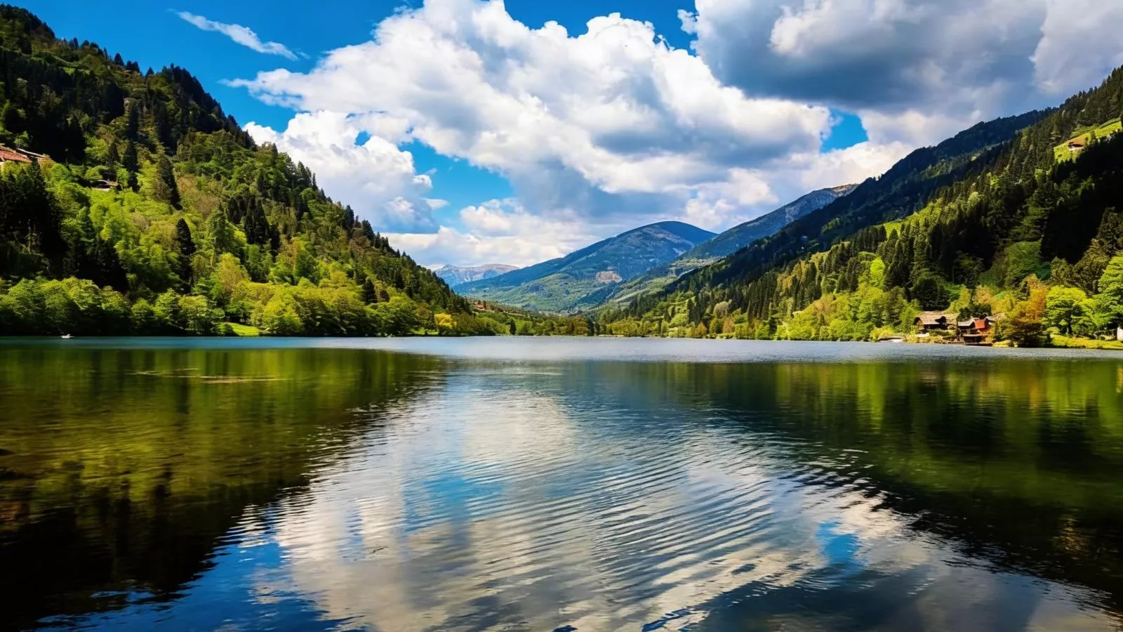 Seeblick am Afritzer See - Gebieden zomer 1km