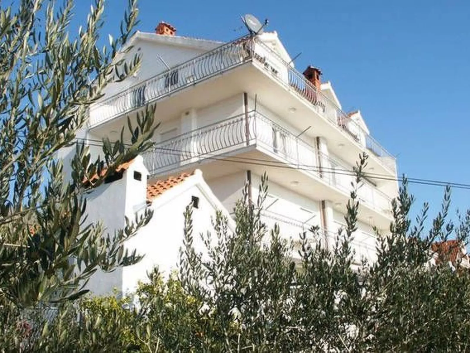 1. Etage Doppelbettzimmer 20m² mit Balkon und Meerblick Villa Milic***