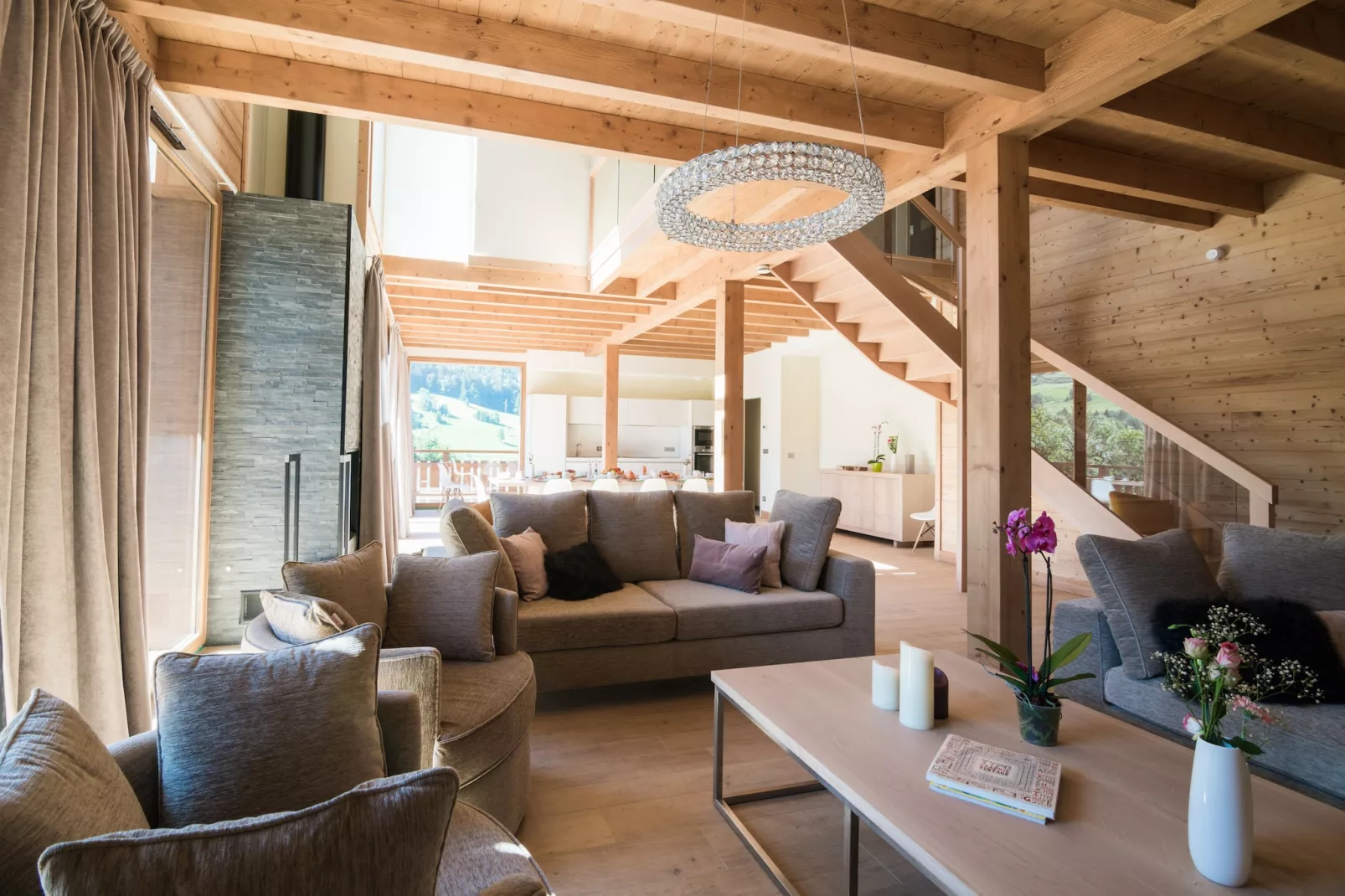 Les Portes de Megève 7 - Woonkamer