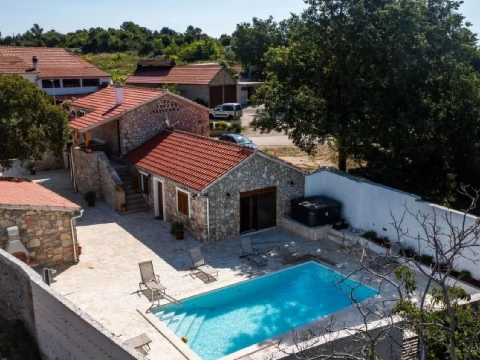 Stone villa Marita with pool