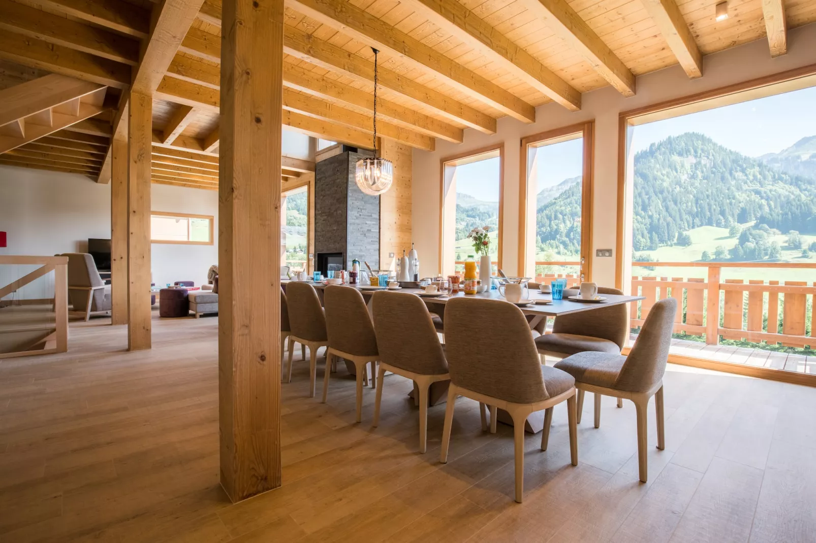 Les Portes de Megève 11 - Eetkamer