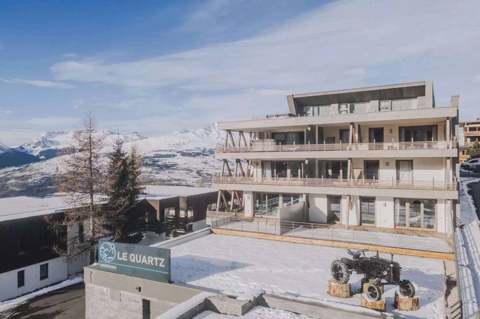 PLAN PEISEY Le Quartz A38S - Exterieur winter