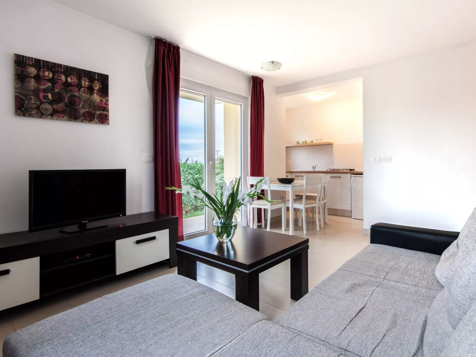 Wohnung in Monterol mit Garten und Terrasse