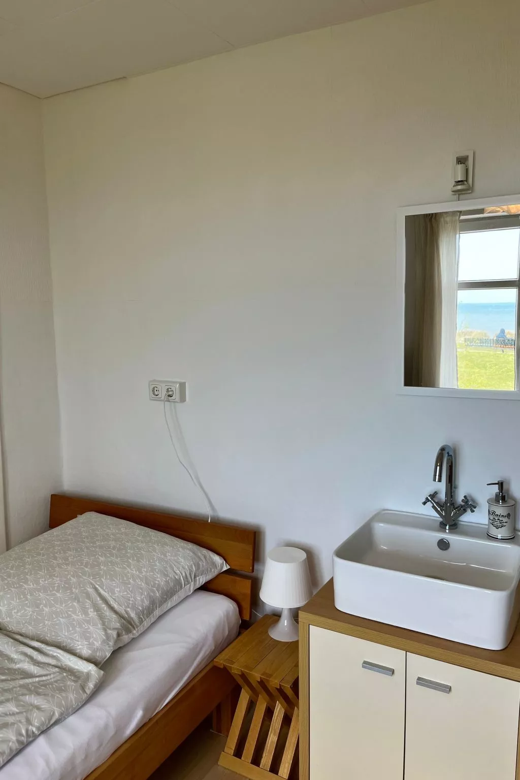 Direkt hinter dem Deich