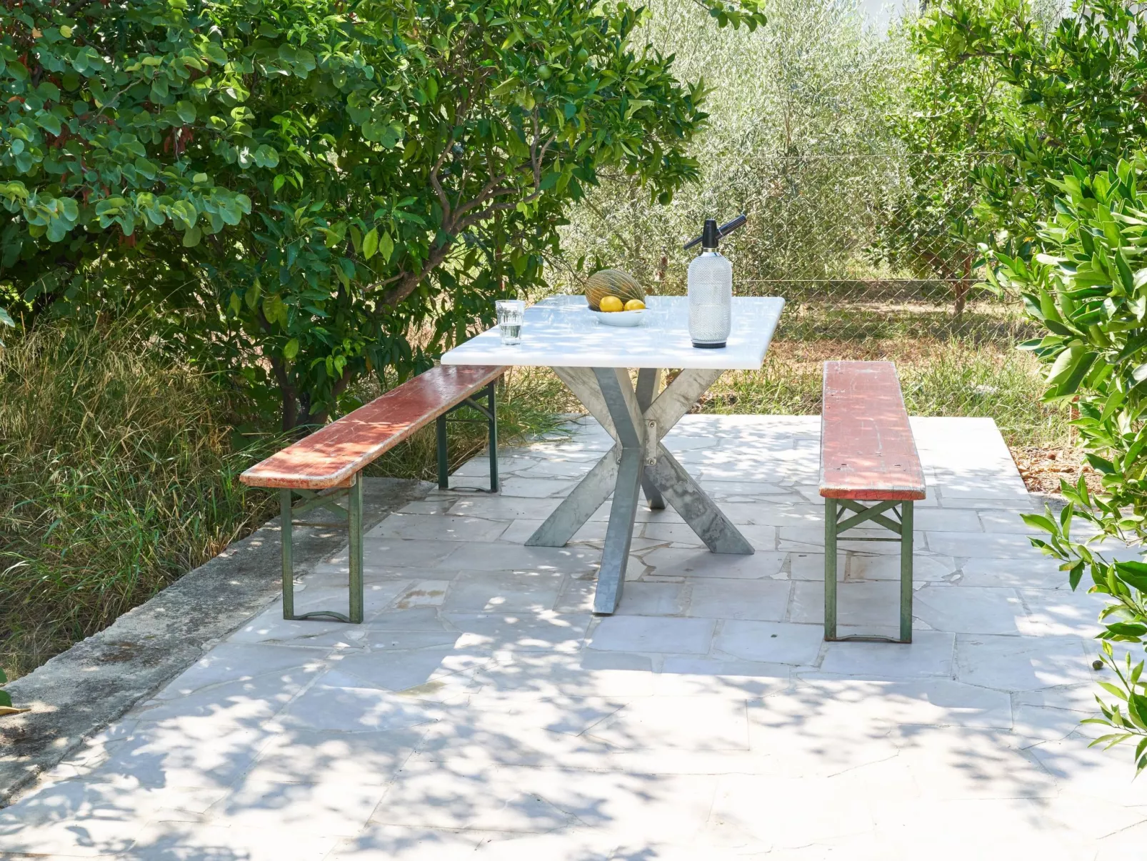 Wohnung in Kallithea mit Garten und Terrasse
