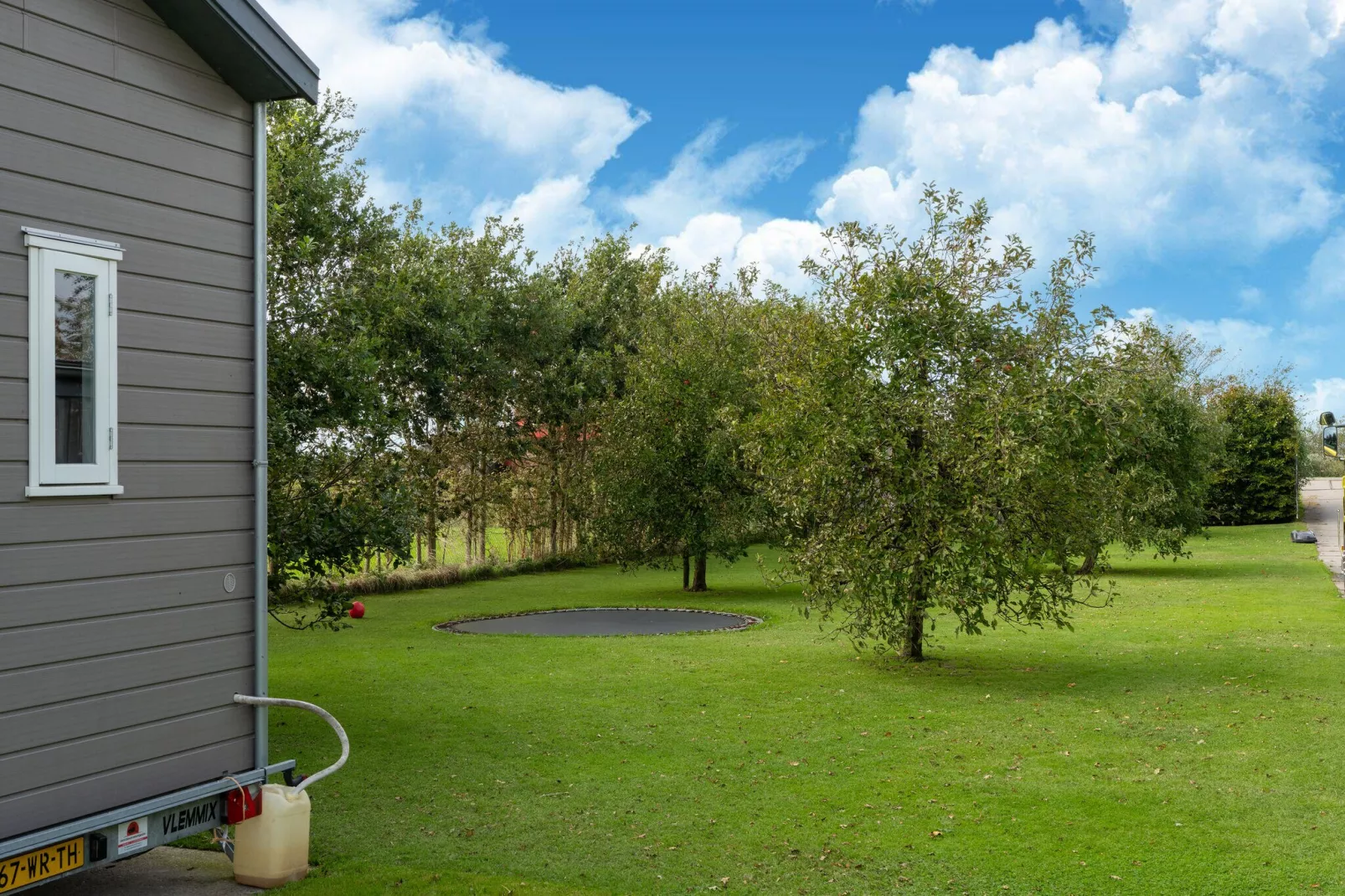 Tiny House-Uitzicht zomer