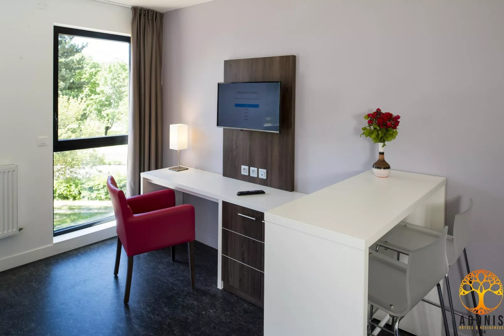 Adonis Dijon Double/Superior studio - Woonkamer