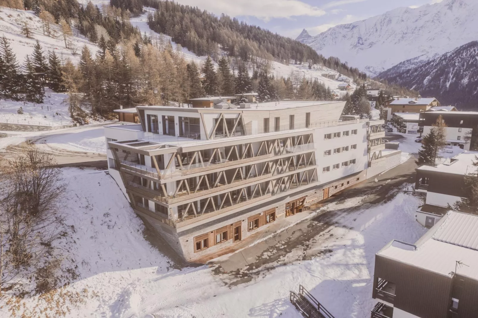 PLAN PEISEY Le Quartz A38S - Exterieur winter