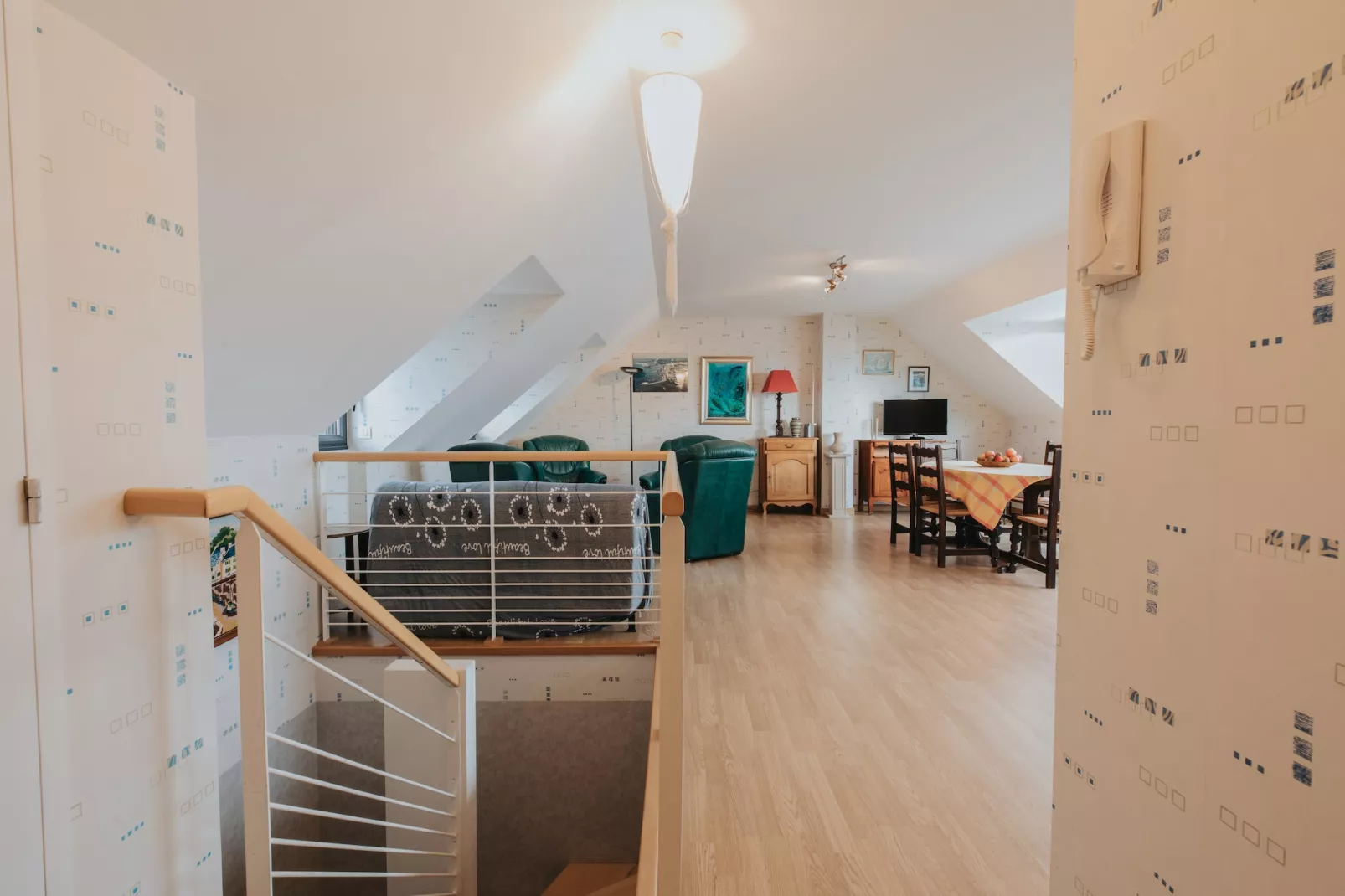 Appartement Duplex Le Conquet - Woonkamer