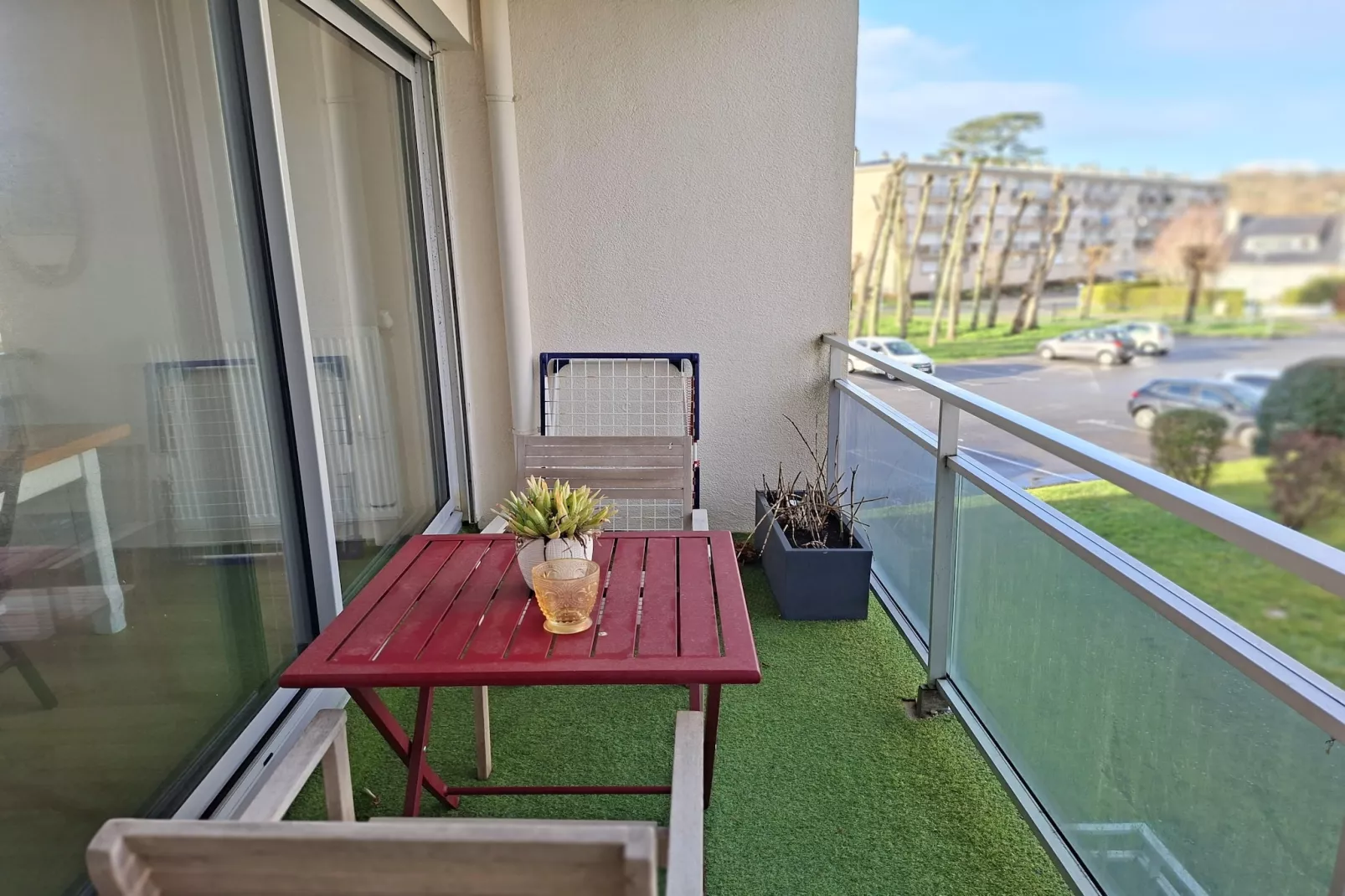 Ferienwohnung in Plougonvelin - Terrasbalkon