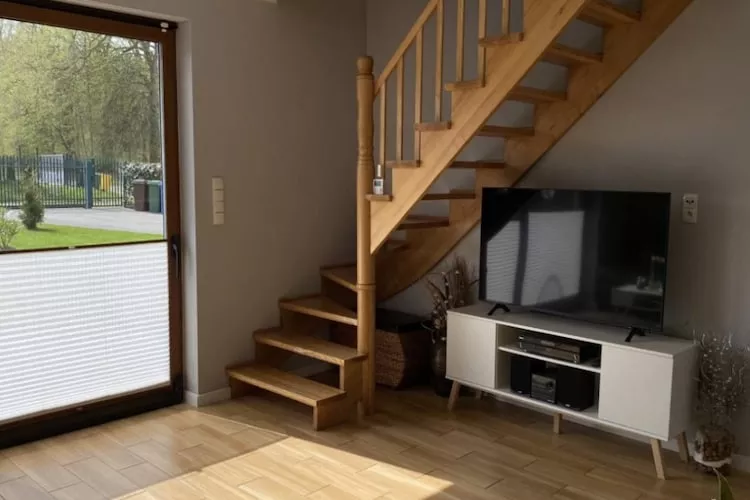 Dom wakacyjny w Dębinie dla max 7 osób - Woonkamer