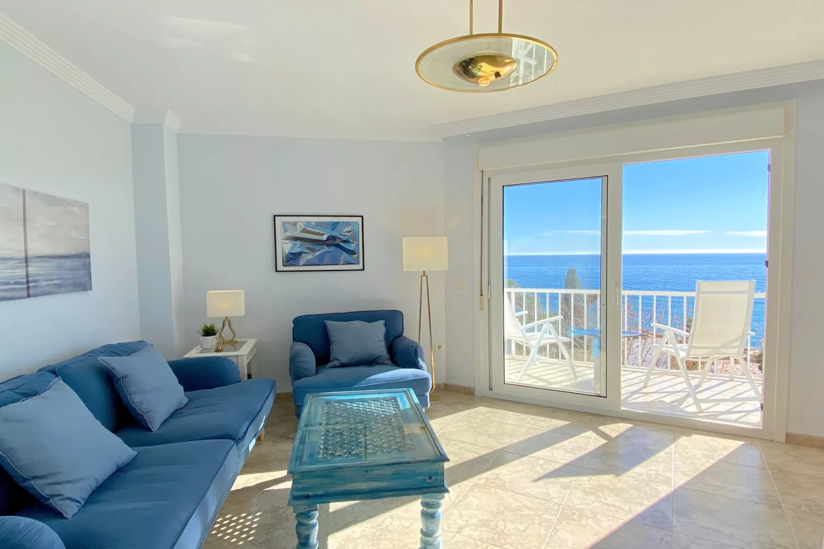 Delfin 3º3 Seaview by Casasol - Woonkamer