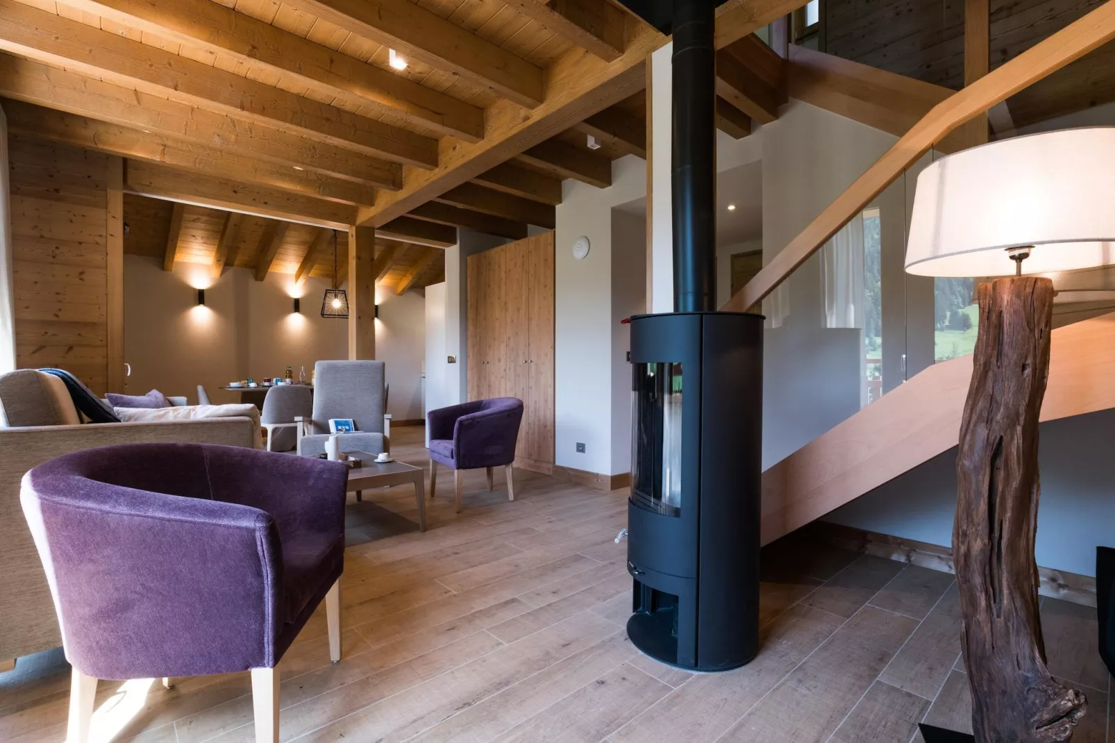 Les Portes de Megève 13 - Woonkamer