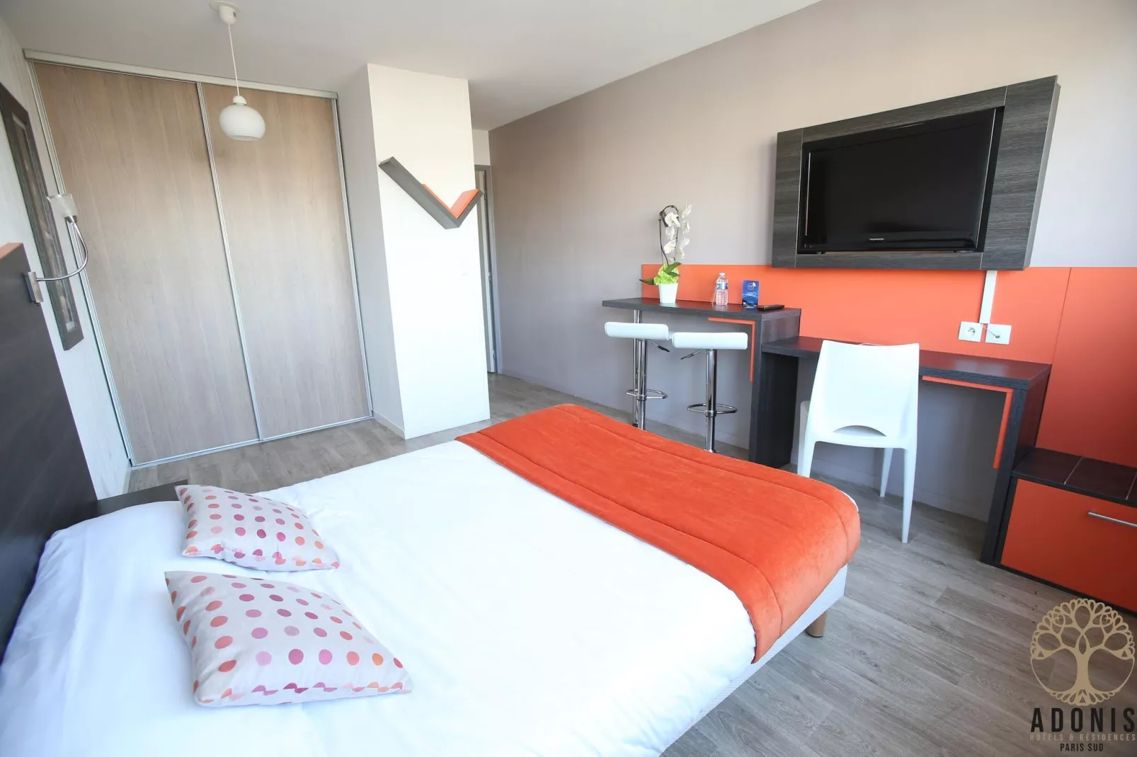 Adonis Paris Sud Studio Twin - Slaapkamer