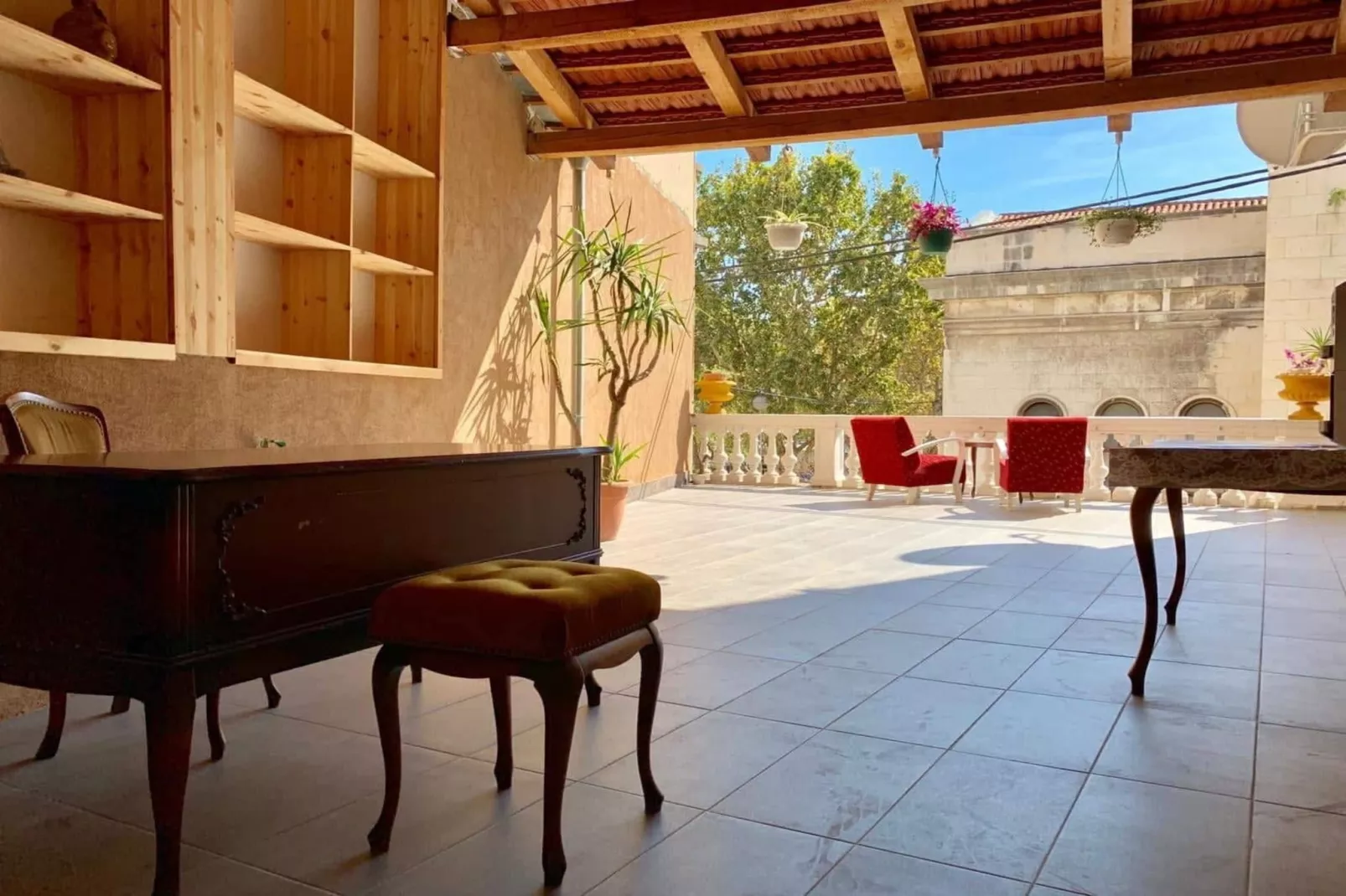 Twin Room 1 - Buitenlucht