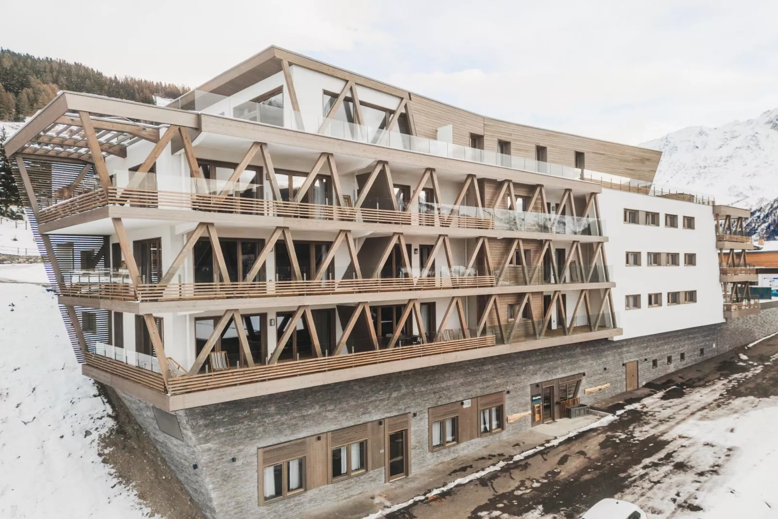 PLAN PEISEY Le Quartz A38S - Exterieur winter