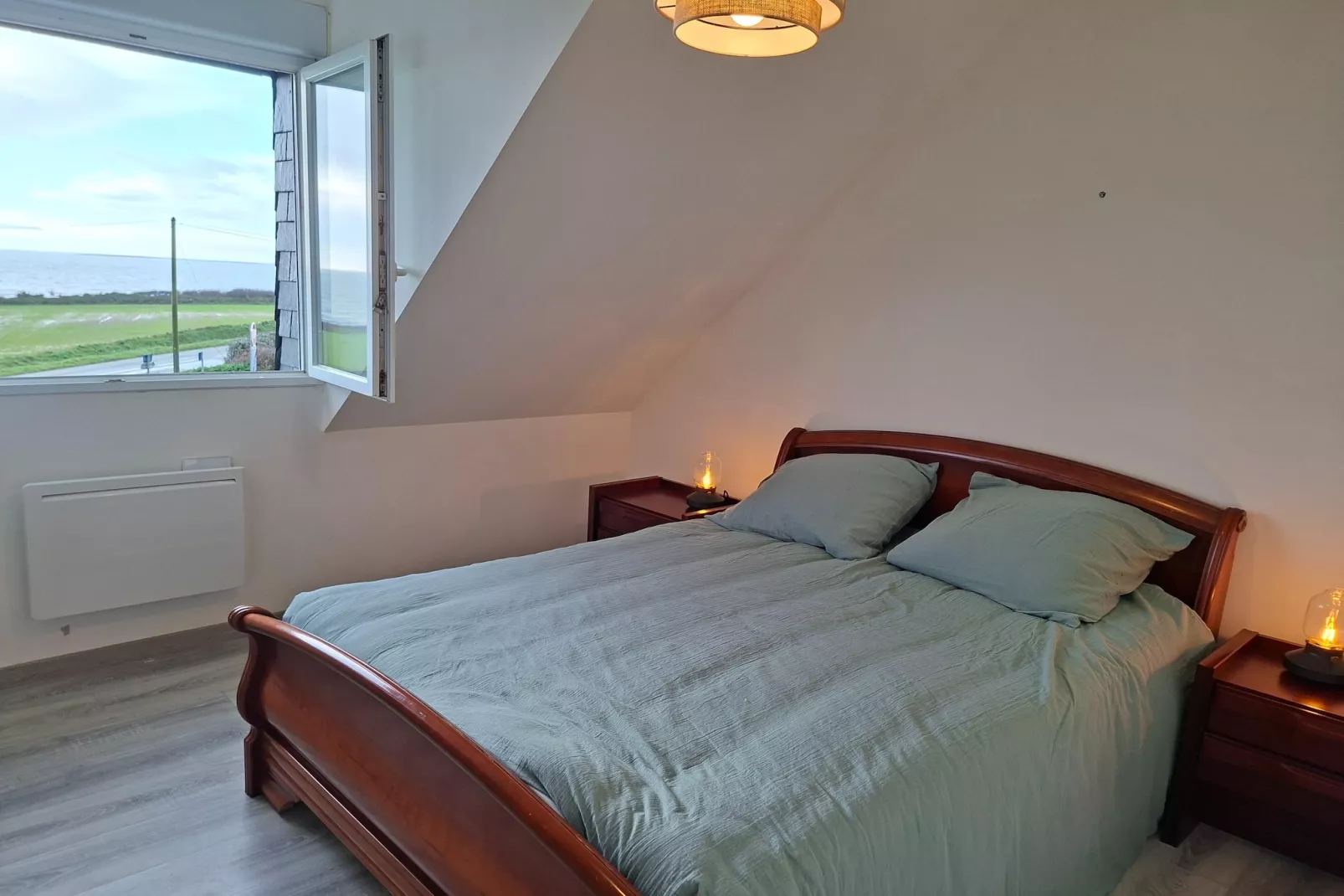 Ferienhaus mit Panoramablick Le Conquet - Slaapkamer