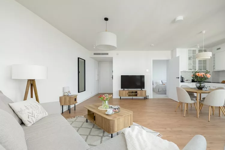 Apartament PINEA Grunwaldzka 82A-613 - Woonkamer