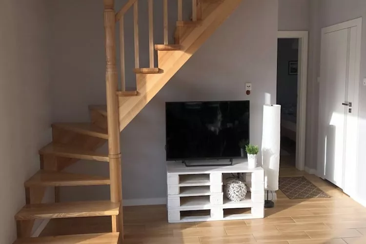 Dom wakacyjny w Dębinie dla max 4 osób - Woonkamer