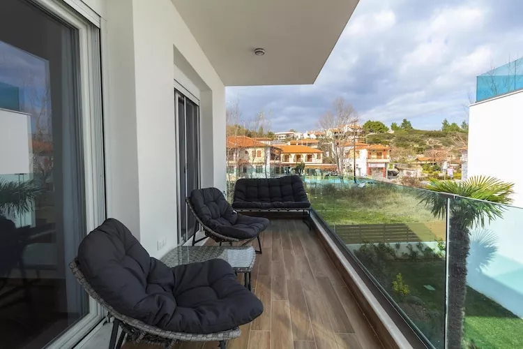 Acrotel Porto Brava Luxury Villas Ormos Panagias 3-bedroom villa 2 - 6 pax - Terras